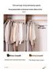 Ultra-Thin Non-Slip Flocked Clothes Hanger for Adults