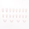 Elegant Sparkle White Pearl Nail Tips - European & American Fashion