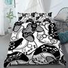 Gamer Bedding Sets for Boys Gaming Comforter Cover Children's Video Games Duvet Cover Gamepad Controller Gaming Designs Bed Set