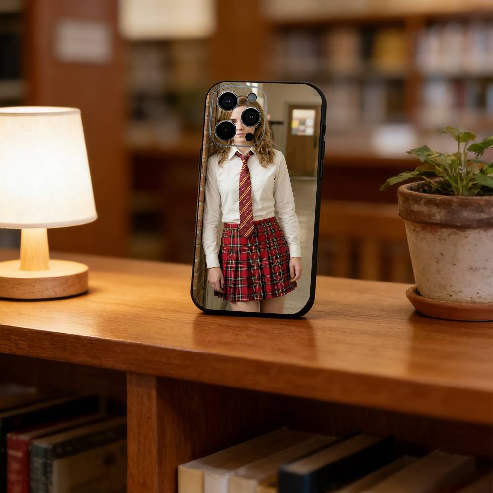 

Emma Watson Phone Case For iPhone 17, 16,15,14,13,12,11 Plus,Pro Max, Others Soft Black Cover iPhone12ProMax