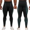 GYMSHARK Herrars Snabbtorkande Kompressionsleggings med Klassiskt Hajtryck för Fitness, Sport och Yoga