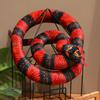 130~300Cm Like Real Colorful Snake Doll Stuffed Long Scary Animal Tongue Out Darkness Party Prop Decor Man Gift