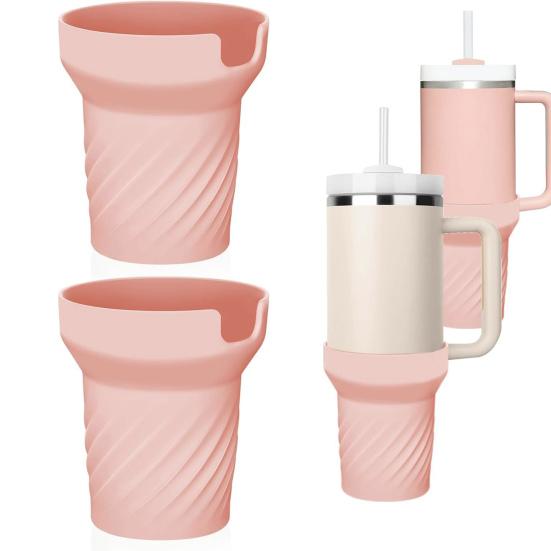 40OZ Tumbler Silicone Boot Anti-slip Noise Reducing Scratch Resistant Travel Water Bottle Cup Bottom Holder Protector Cover Tumbler Accessories