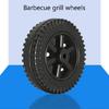 Heat Resistant 6inch Grills Replacement Casters Universal Compatibility Heavy Duty Plastic Construction