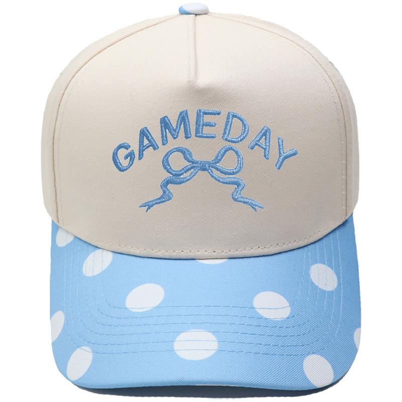 GAMEDAY Truck driver hat three-dimensional embroidery retro color matching baseball cap European and American men's and women's casual hat