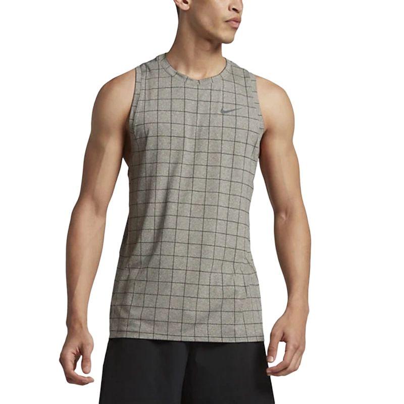 Мужская жилетка Nike Essentials с круглым вырезом, в клетку, без рукавов, топ 867227-133 S