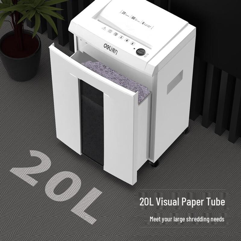 Deli Commercial P-4 Paper Shredder CN Plug (adapter Included)