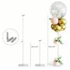 Decorations Acrylic Balloon Stand Clear Reusable Acrylic Balloon Stand Compact Design Balloon Stand Kit Weddings Celebration