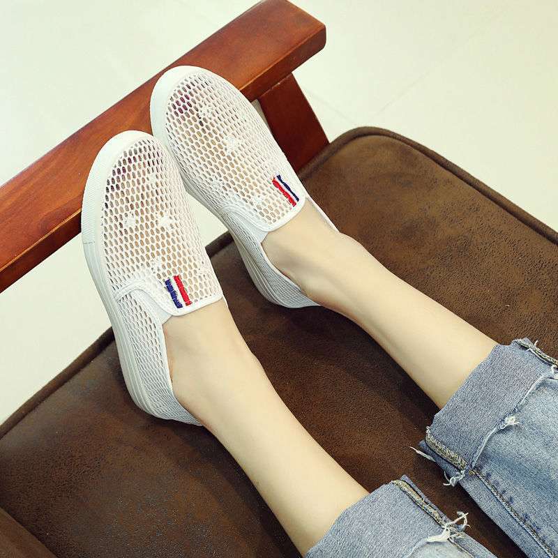 

Soft-soled mesh shoes women s 2025 summer new old north cloth shoes women s shoes breathable hollow mesh shoes casual sports shoes 41