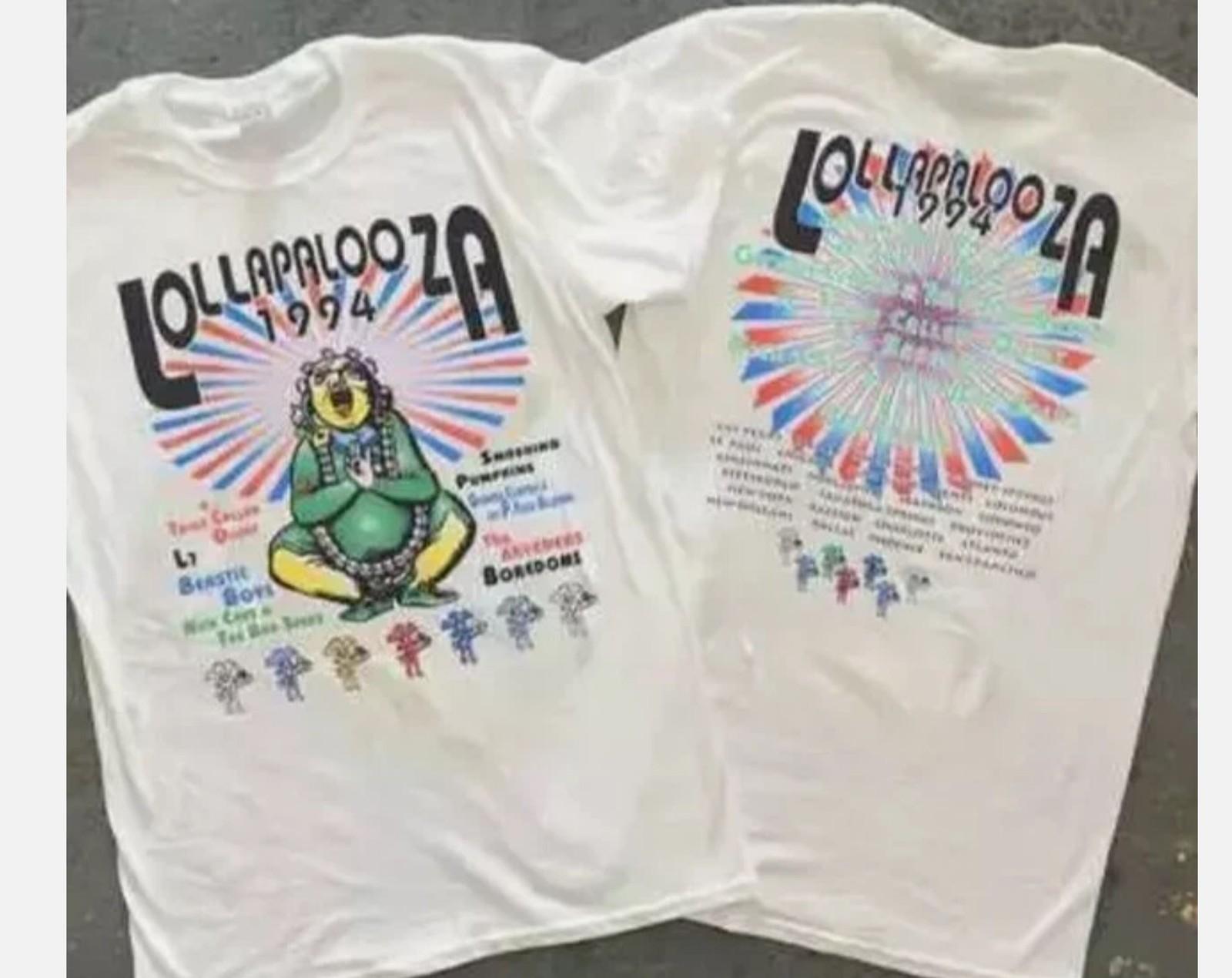 Lollapalooza Tour Shirt Lollapalooza Music Festival Vintage 1994 T-shirt XXXXL