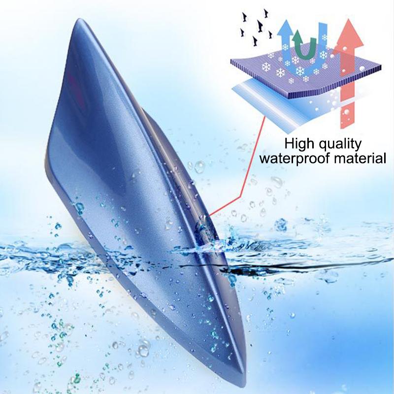 High Quality ABS Material Shark Fin Roof Antennas Universal Fitment Customizable Frequency Car Antenna
