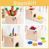 Carrot Four In One Wooden Educational Toy Coin Organizer Kids Growth Cognitive