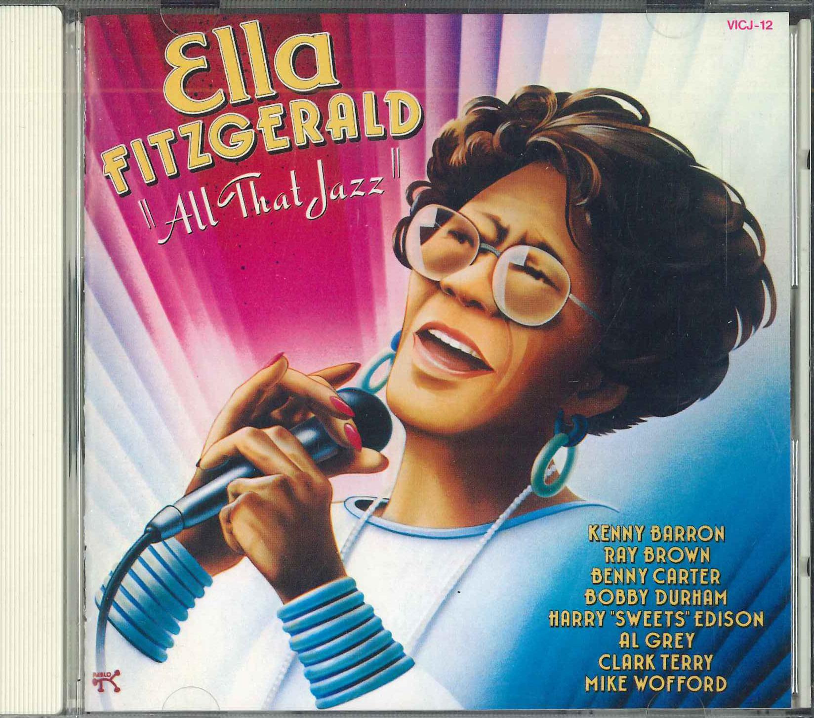 

CD ELLA FITZGERALD - All That Jazz VICJ12 VICTOR ENTERTAI Japan Jazz Used