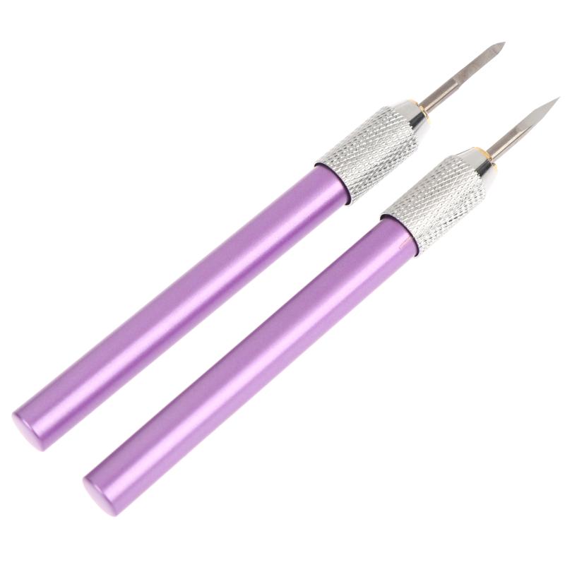 Metal Triangular Curved Engraving Knife For Model Making Metal Scraper Tool Model C-Surface Line Carving Line