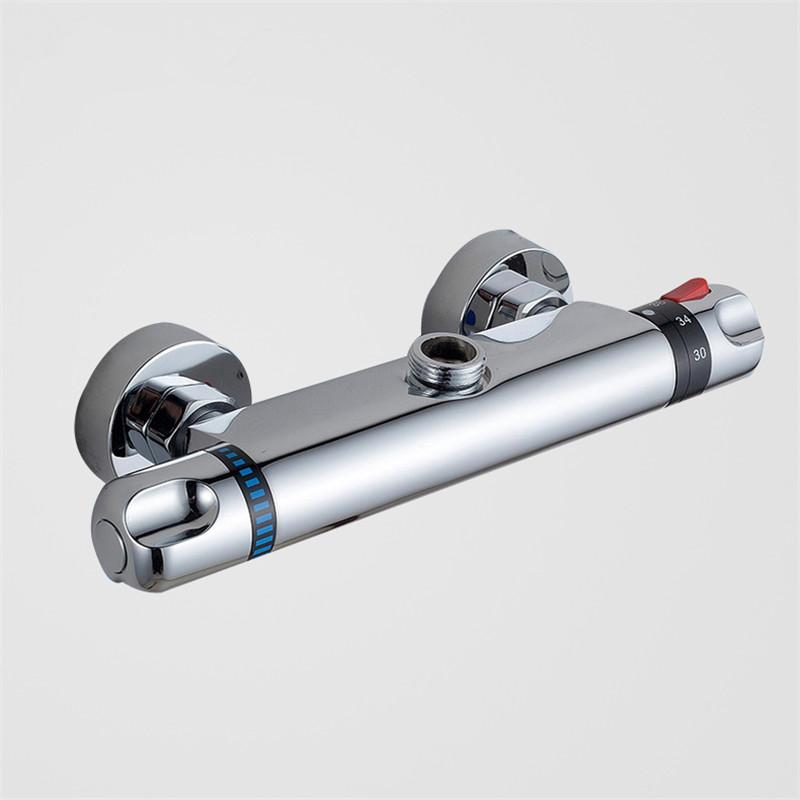 Thermostatische Duscharmatur Mischventil Thermostatarmaturen Dusche Badezimmer Kombination Wasser Mischbatterie Badewannenarmatur Mit Griff