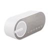 Bluetooth Speaker Dual Alarm Clock Bluetooth5.0 Mirror Clock Speaker Rechargeable Portable for