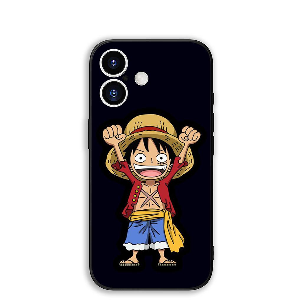 Cover for Apple iPhone 16 15 14 11 Pro Max 6 7 8 Plus + SE2 SE3 SE 2022 2020 8+ Phone Case Luffy One Pieces Roronoa Zoro Sanji