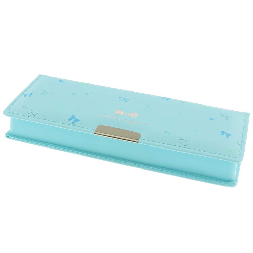 Sunstar Stationery Yokopita Compact Pencil Light S1312871 Case, Single, Ribbon, Blue,