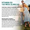 Vitamin D3 Softgels Support the Immune System, Bone Development, and Muscle Function. 120 Softgels.