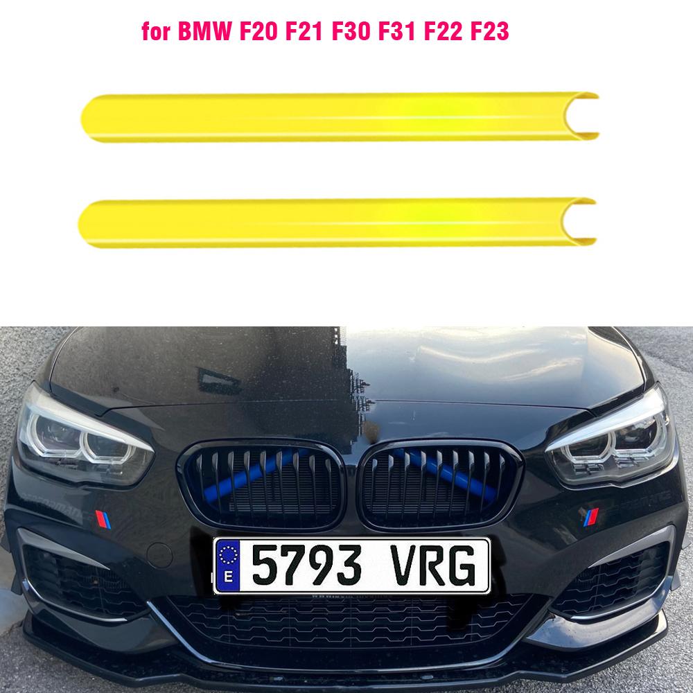 Kidney Replacement Front Grill for BMW F20 F21 2015- 118i 120i 125i M140i M Performance Gloss Black Grills