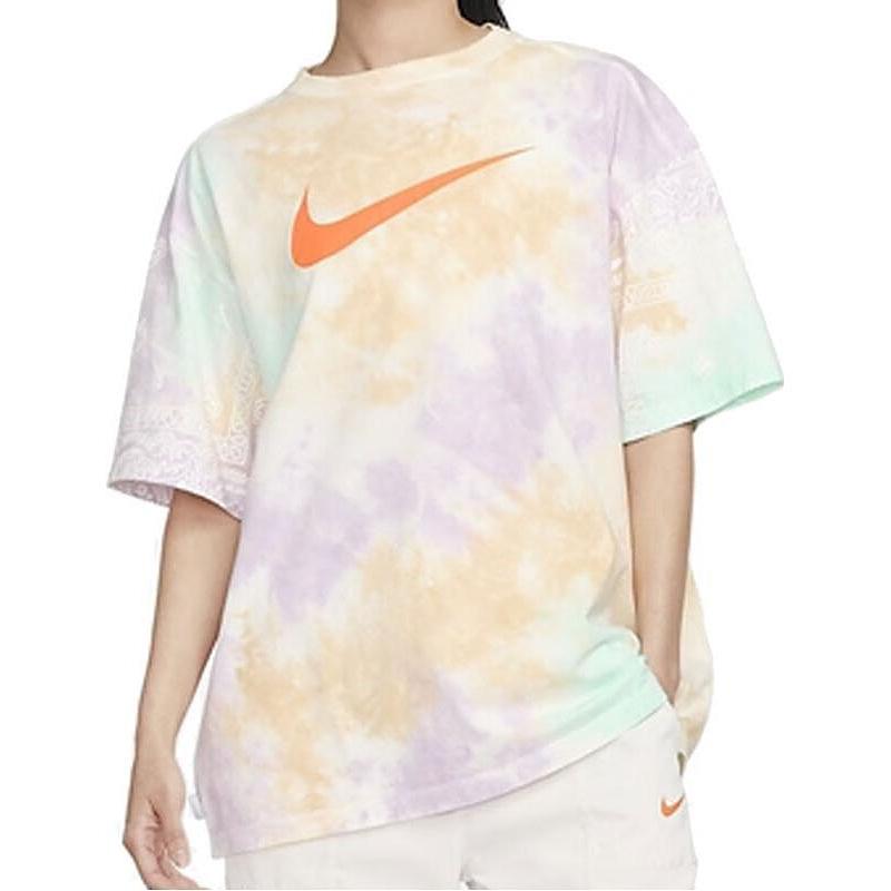 New Nike Sportswear Set In Sleeve T Shirt Women's Multicolor FJ7731-885