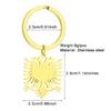 Modischer Schlüsselanhänger in Adlerform Gold/Silberfarbener Anhänger Schlüsselanhänger Schmuck