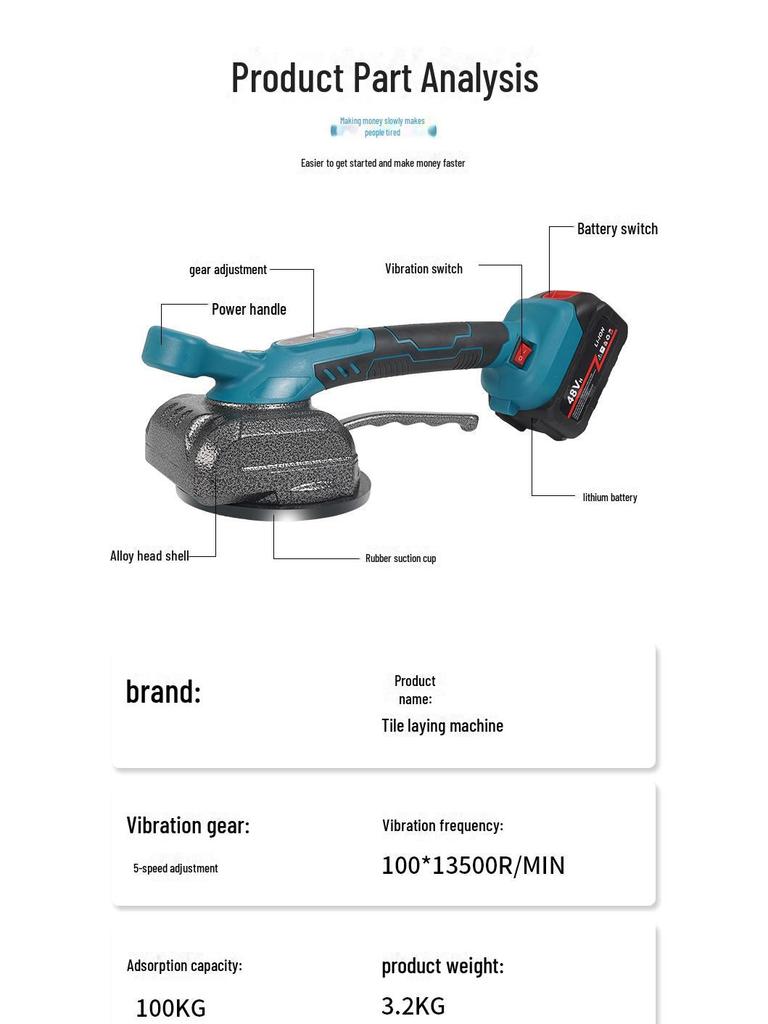 Semi-Automatic Wall & Floor Tile Tiling Machine