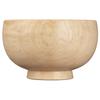 Yamanaka Lacquerware Shirasagi Mokko Soup Shirasagi Bowl Maple Made in Beige Bowl, M, Approx. 11cm, Wood, Natural, Japan,