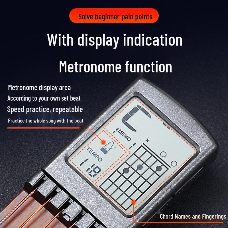 Ukulele Chord Trainer: Pocket Guitar Finger Trainer & Fretboard Practice Tool