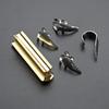 Guitar Slide Stainless Steel Tone Bar Guitar Lap Slide Tone Bar with 3Pcs Finger Picks & 1Pc Thumb Pick for Guitar Bass