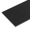 Uxcell 100x250x5mm Carbon Fiber Sheet, Glossy Surface, Paltrude Flat Carbon Fiber Strip, Plain Weave Panel Sheet for Kite and RC Airplane