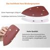 Lot 50 feuilles abrasives triangulaires 140 x 90 mm - grains 40/60/80/120/240 - 5 trous