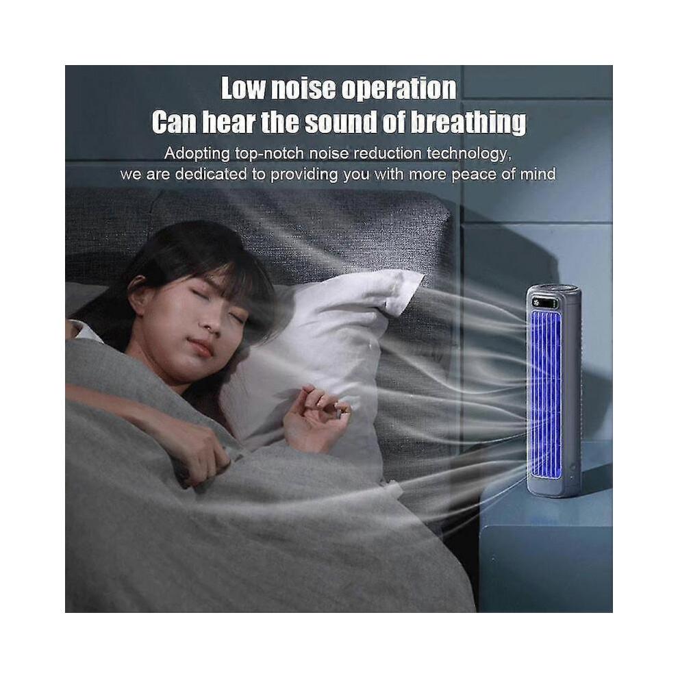 (White) Portable Cooling Ace: Quiet 3-Speed Portable Air Conditioner Fan for Home & Office