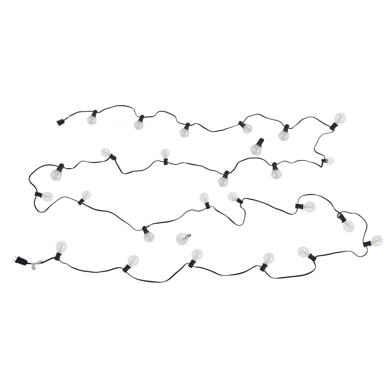 

G40 25 светодиодов 8 м подвесной светильник теплый белый свет водонепроницаемая гирлянда для уличной вечеринки