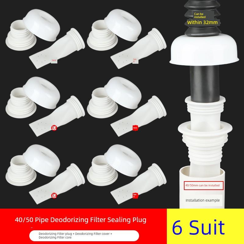 Anti-Odor Silicone Core for Floor Drain and Sewer, Universal Anti-Odor and Anti-Insect Sealing Plug for Water Pipes