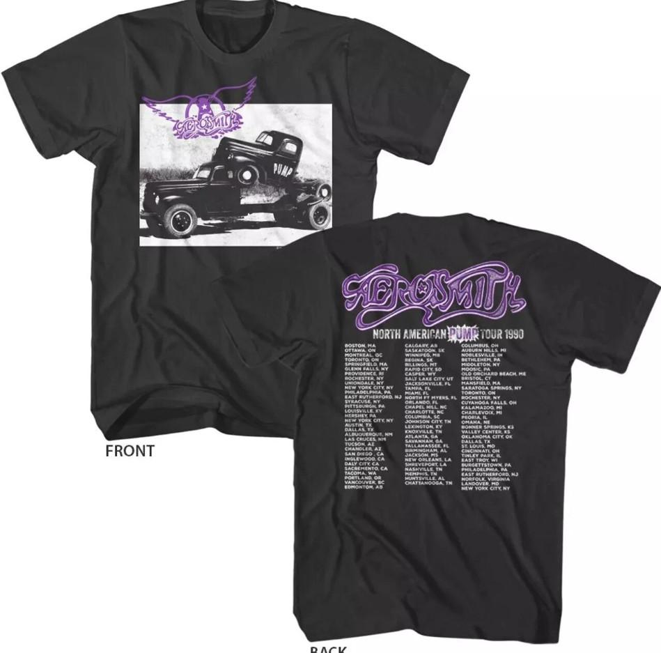 Vintage 90s Aerosmith Pump North American Tour 1990 T-shirt, size S-4XL