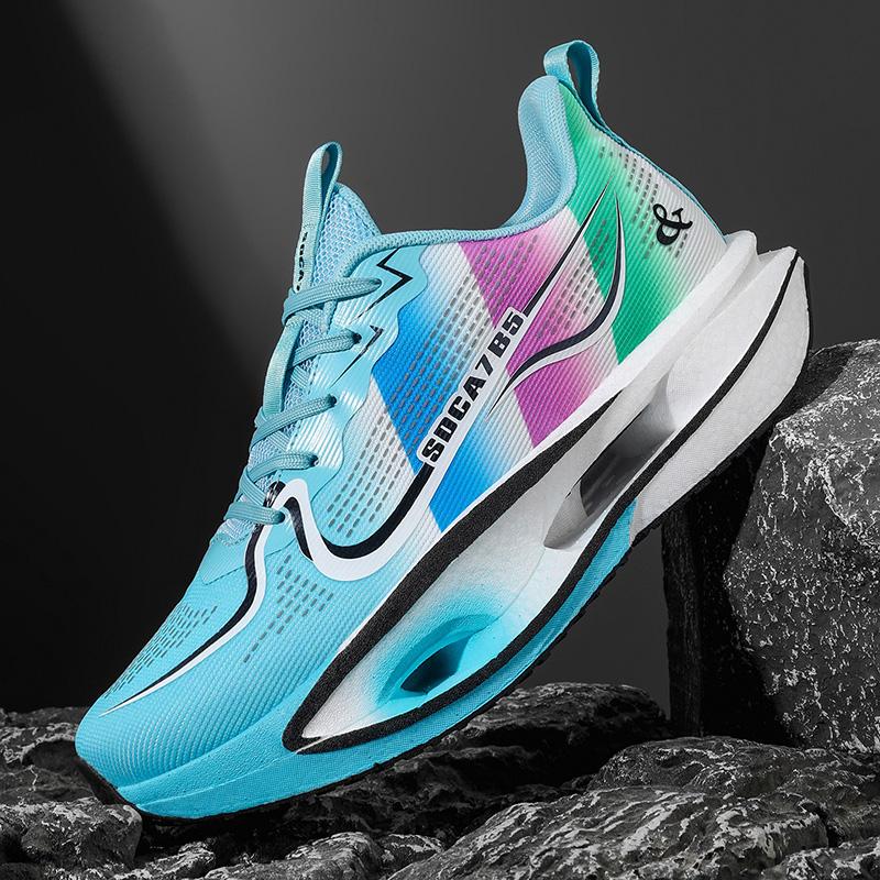 Men'S Sports Shoes Carbon Plate Running Shoes Male Marathon Sneakers Racing Shock-Absorbing Athletics Training Shoes For Women