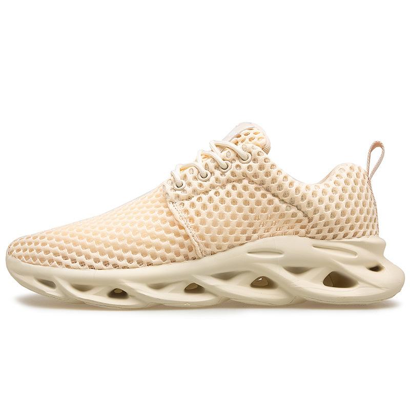Spring and Summer Men's Large Size Trendy Shoes Hollow and Breathable Boys' Sports Shoes Running Net Shoes Youth Casual Blade Shoes