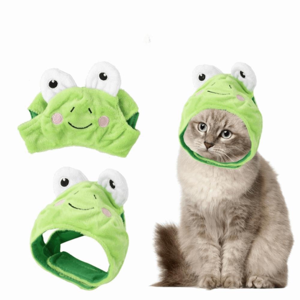 Dog Cat Headgear Cute Pet Hat Soft Ear Hole Pet Headgear Portable Decorative Cat Hat Daily Wear