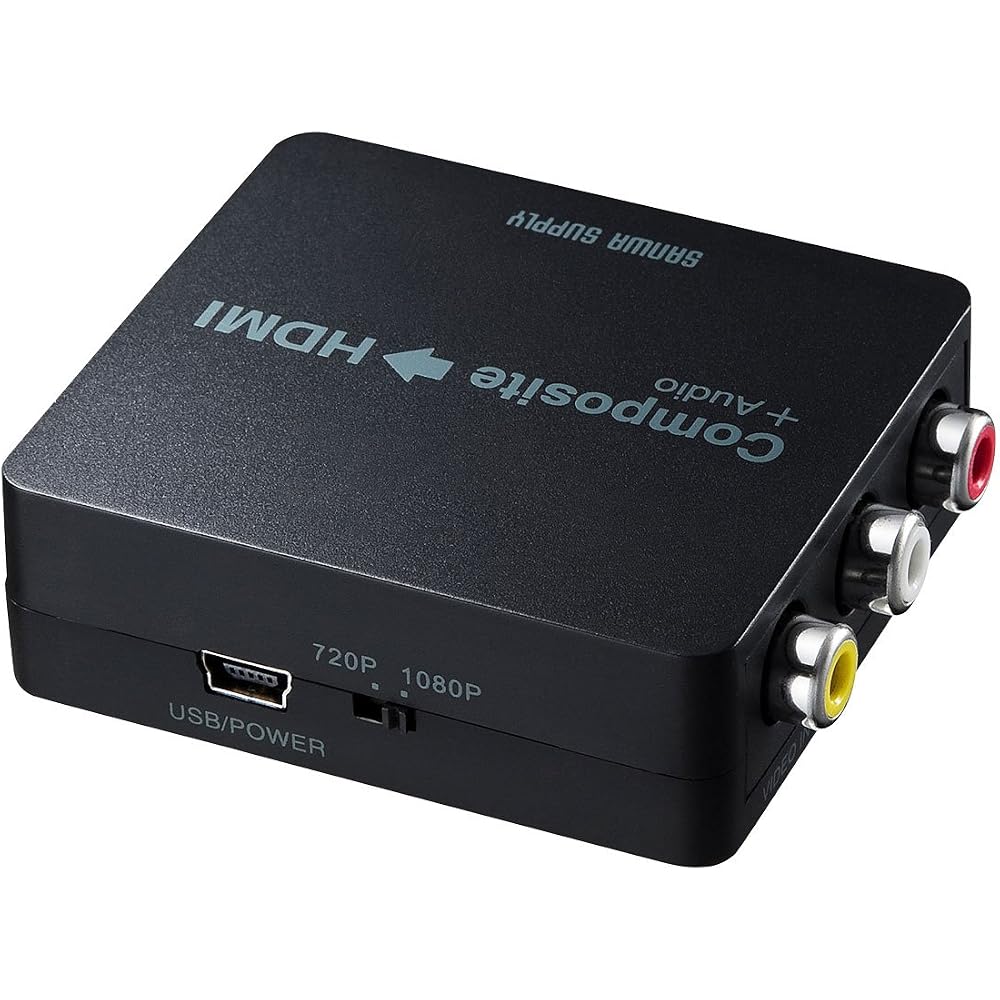 Sanwa Supply Composite Signal To HDMI Converter VGA-CVHD4