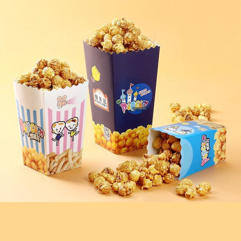 Small Disposable Paper Popcorn Box
