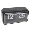 Retro Flip Clock Multifunctional Stylish Innovative Mechanical Flip Desk Clock with Clear Cover for