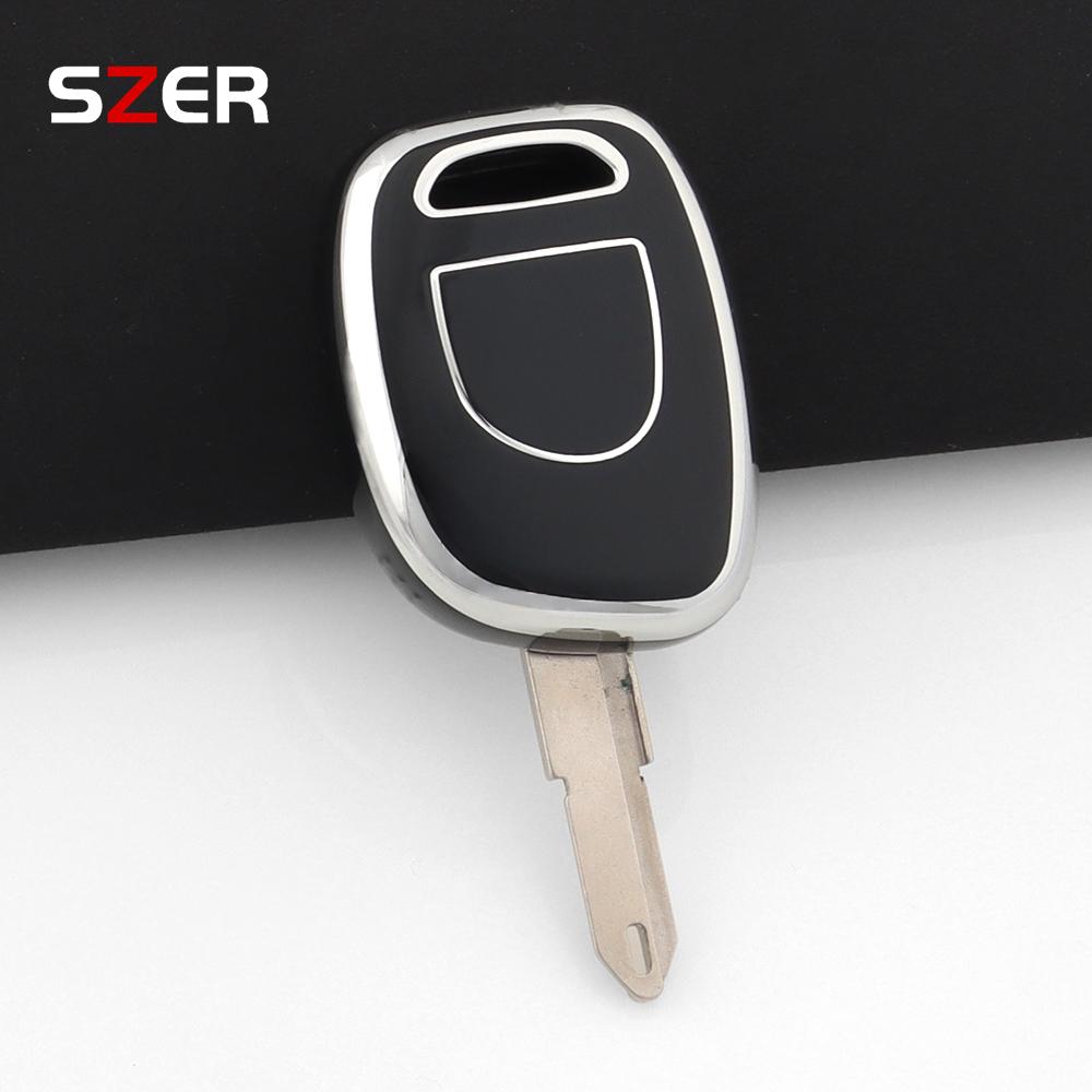 Miękkie Etui Pokrowiec na Kluczyk Samochodowy TPU Do Renault Twingo Clio Kangoo Master Bez Chipa Bez Wycięcia Ne73 Vac102 Chroniona Muszla Brelok