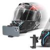 Motorcycle Helmet Chin Strap Mount Holder With Phone Clip For GoPro Hero 11 10 9 Action Camera Full Face Mobile Phone Holder