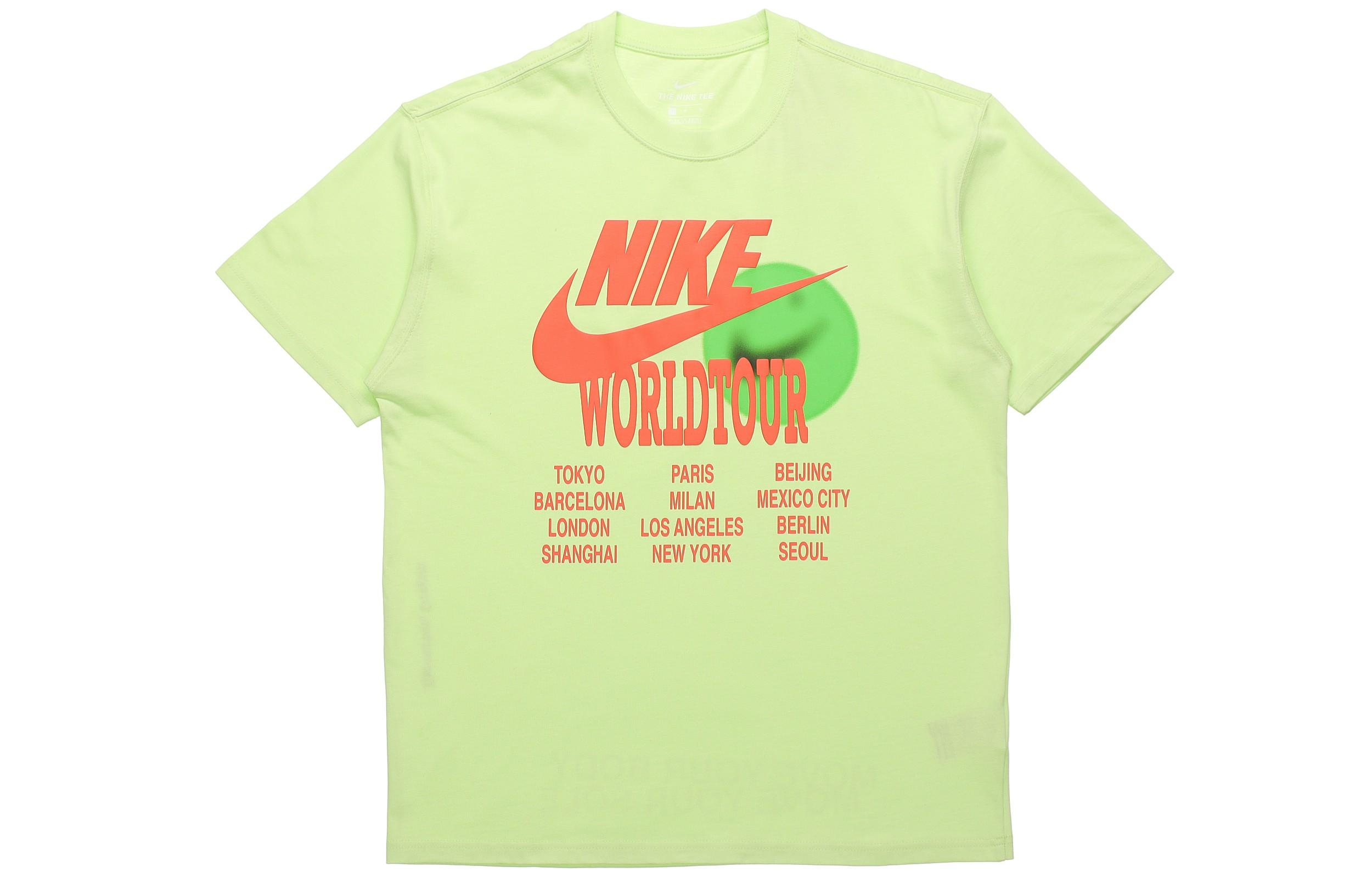 Nike Set-in Sleeve T-Shirt Men s Neon Green DA0938-383 M