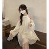 Off-Shoulder Halter Neck White A-Line Dress - New for Summer & Fall 2023
