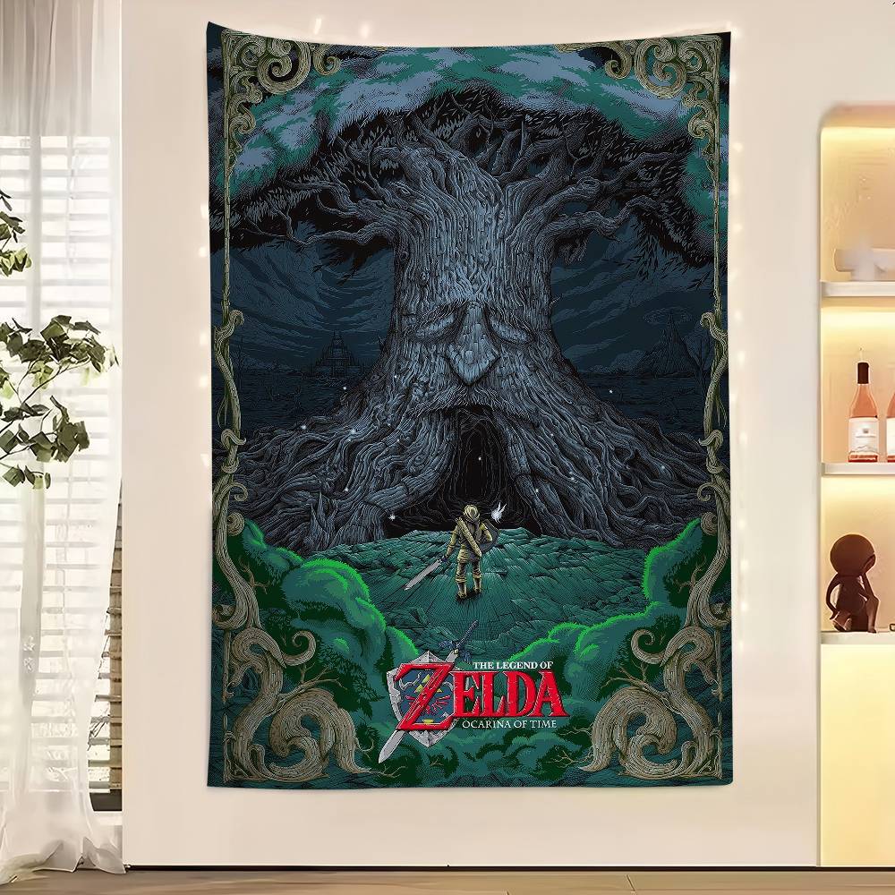 Legend Video Game Zeldas Link Printed Large Wall Tapestry Cheap Hippie Wall Hanging Bohemian Wall Tapestries Mandala Home Decor