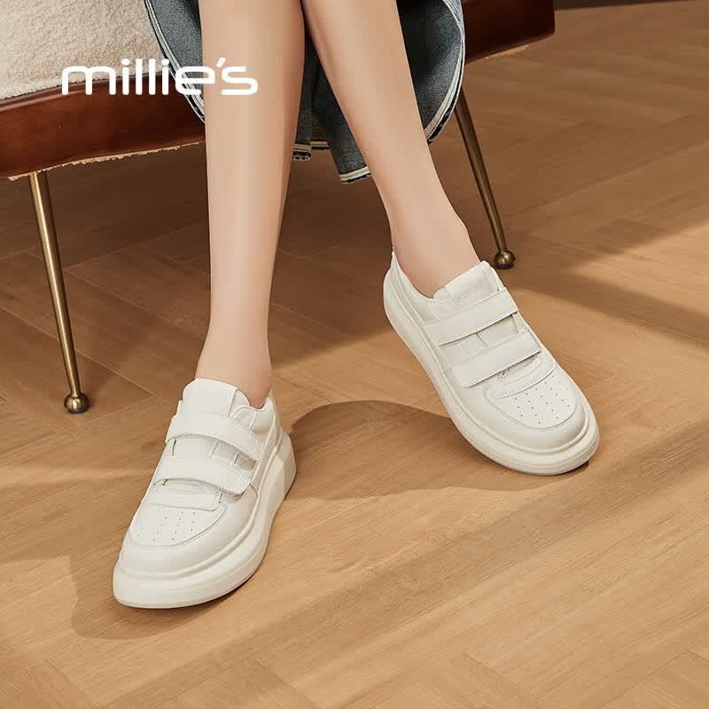 Millies Women s Flat Lace-up Casual Sneakers 35