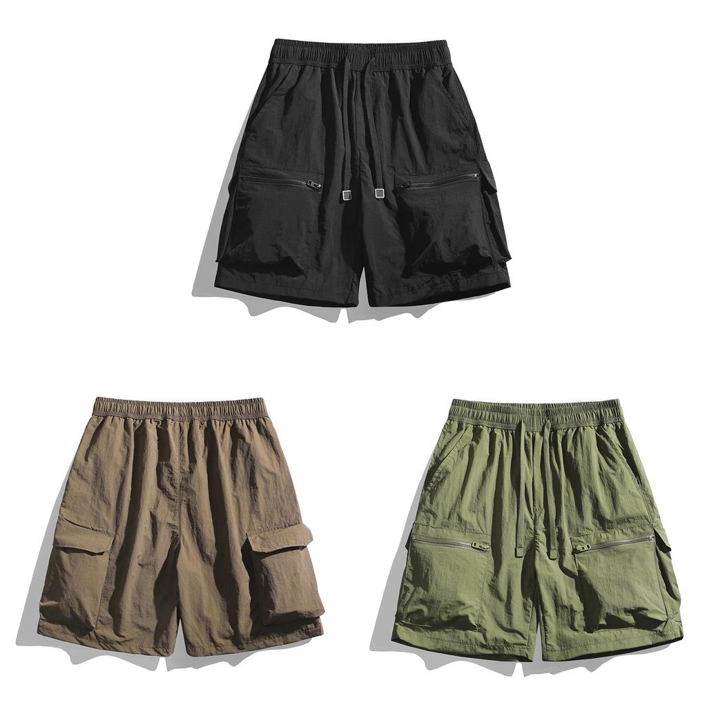 Mens Summer Cargo Shorts With Breathable Nylon Fabric For Teen Casual Wear