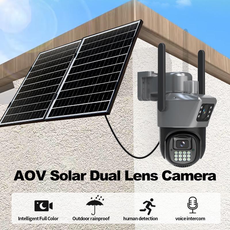 

5K Ultra Clear Wireless Solar 4G Outdoor Security Camera with WiFi 4G Asia-Pacific Version English No Memory